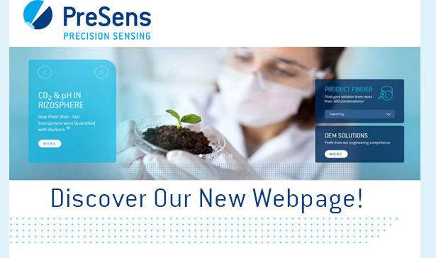 PreSens Launches a New Website